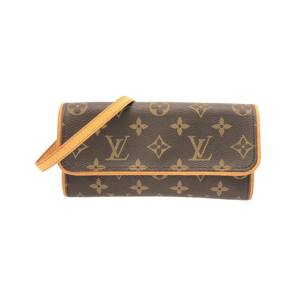 LOUIS VUITTON Authentic Brown Monogram Pochette Shoulder Bag